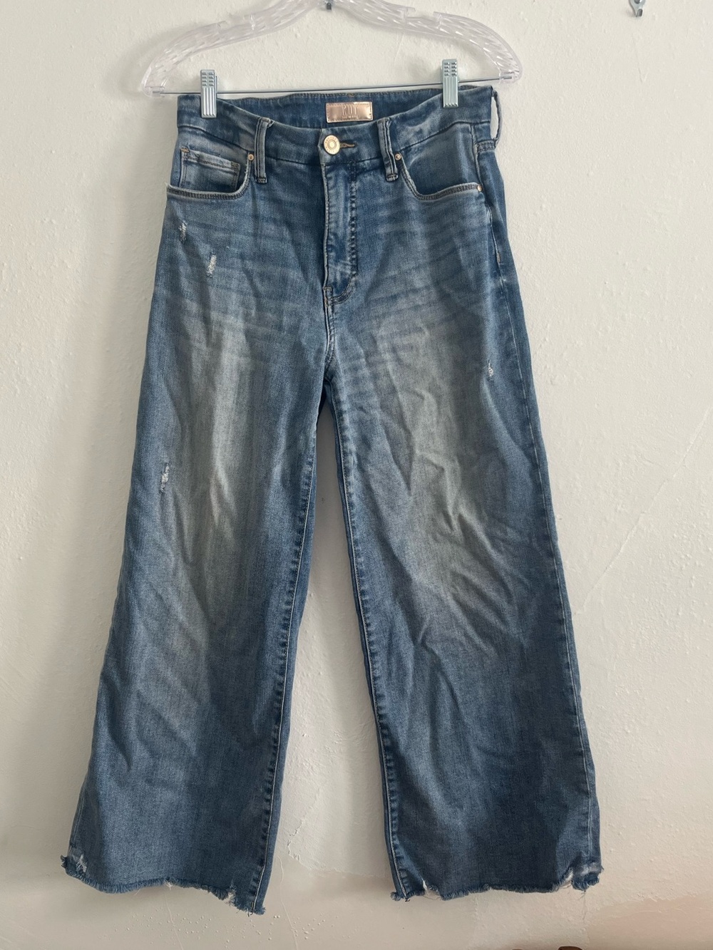 Kut from the Kloth High Rise Meg Fab Ab Wide Leg Jeans Size 4